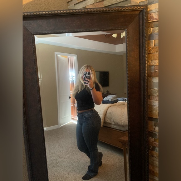 Size 4R Bootcut Midrise blue jeans. Express brand. - Picture 11 of 14